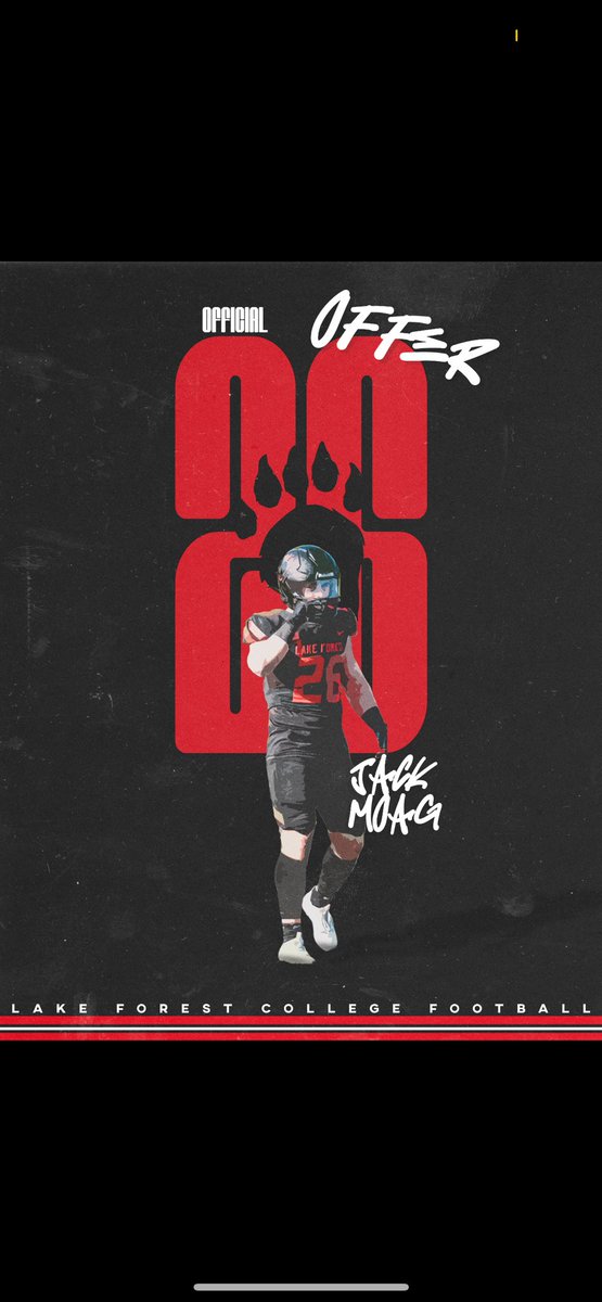 Jack Moag (@jackmoag) on Twitter photo After a great showcase and conversation with <a href="/LFC_FOOTBALL/">Jim Catanzaro</a> I’m blessed to receive my first offer!!
<a href="/D_TKelly/">Darius Kelly</a> <a href="/saguarofootball/">Saguaro Football</a> <a href="/CoachMcClureTBA/">Derek McClure</a> <a href="/RonTBAOL/">Ron Sowers</a> After a great showcase and conversation with <a href="/LFC_FOOTBALL/">Jim Catanzaro</a> I’m blessed to receive my first offer!!
<a href="/D_TKelly/">Darius Kelly</a> <a href="/saguarofootball/">Saguaro Football</a> <a href="/CoachMcClureTBA/">Derek McClure</a> <a href="/RonTBAOL/">Ron Sowers</a>
