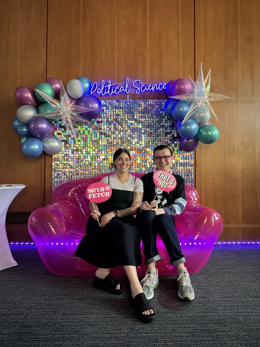 Hosted the second annual Poli Sci Prom at UC Berkeley for which I got to pick the theme: Y2K! Thank you so much to Antonia and the department staff who made this a reality 🫶🏻