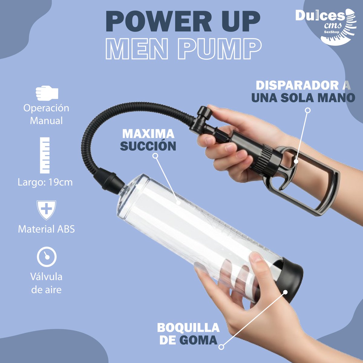 dulcescms's tweet photo. ¿Listo para tomar el control?💪

Esta bomba de succión manual es ideal para quienes disfrutan del placer con potencia y precisión.🔥

Ideal para estimular la circulación, aumentar la sensibilidad y elevar tus momentos más intensos.

¿Te atreves a probar lo que puede hacer por ti? https://t.co/vjjnymJFFP
