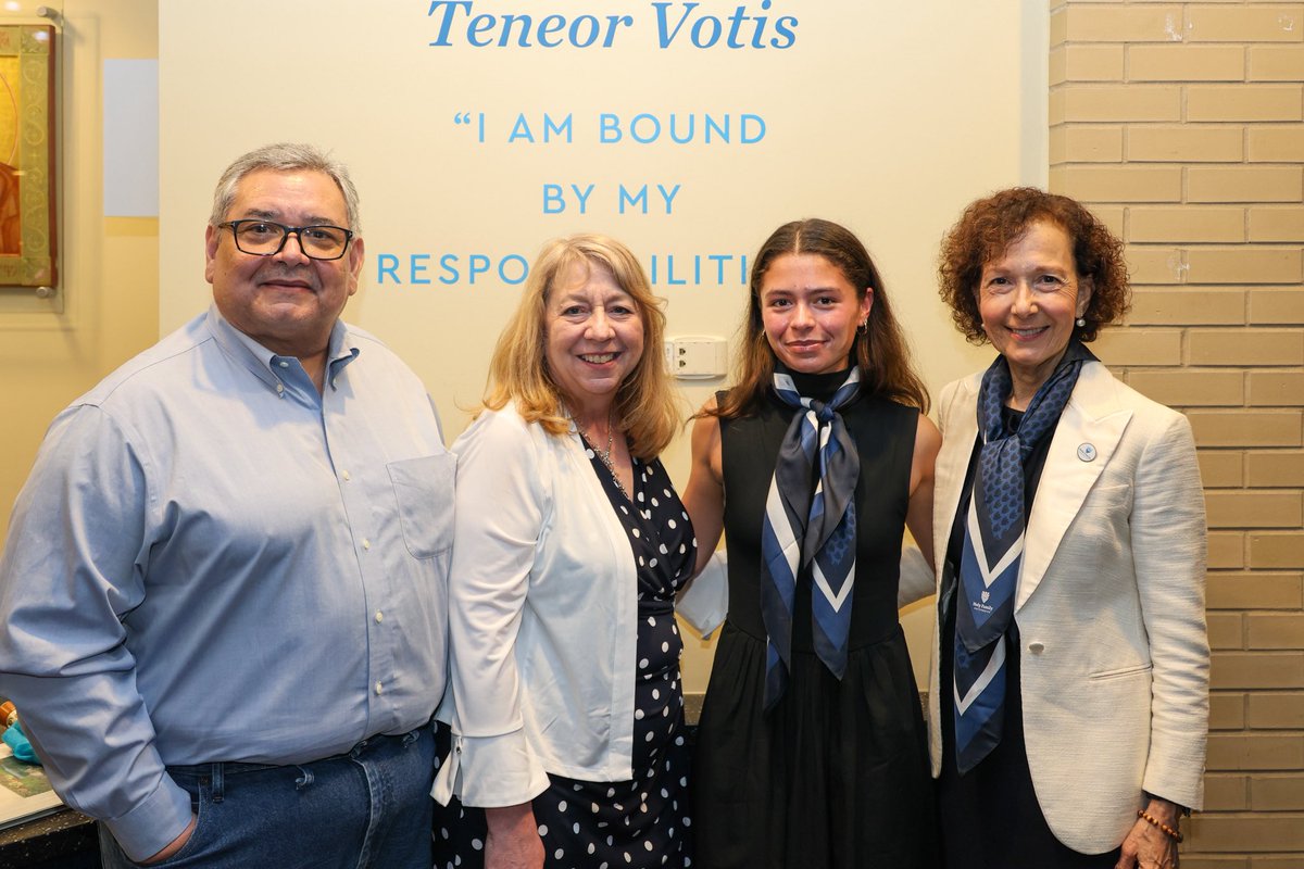 HFUPresident's tweet image. I had the pleasure of celebrating our Class of 2025 at @HolyFamilyU’s Mass of Joyful Celebration, followed by a toast in their honor.
Watching our students prepare to take their next steps is both inspiring & deeply meaningful. I look forward to celebrating at Commencement.