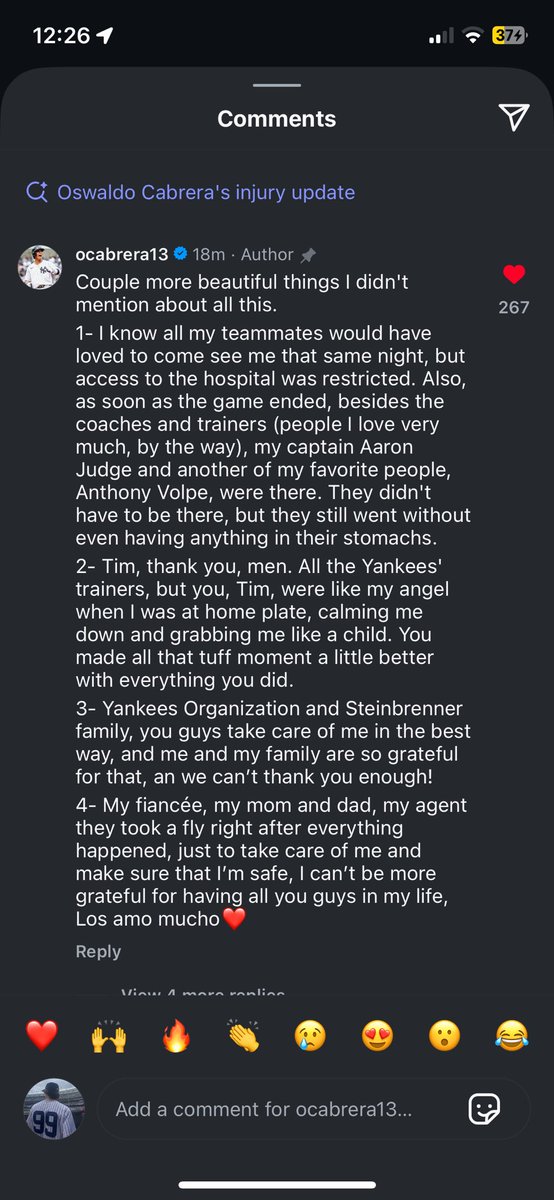 Waldo’s post on IG 💙🤍