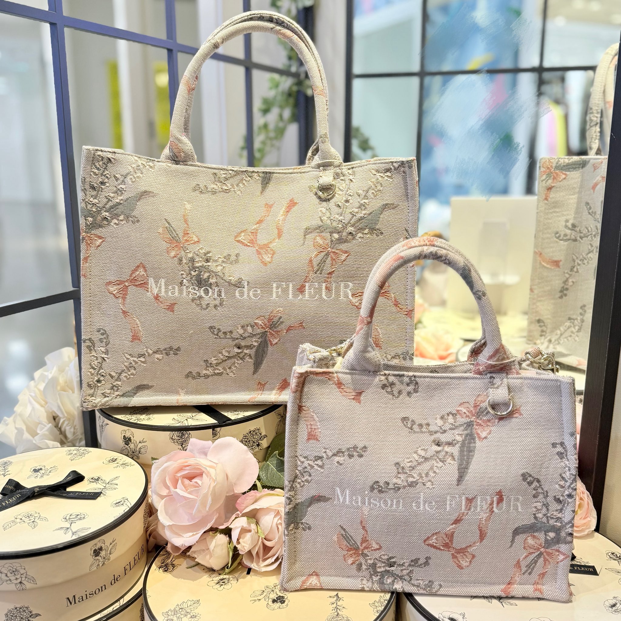 Maison de FLEUR COOLER SHOPPING BAG SET BOOK BLACK | 商品