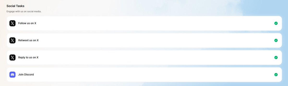 airdropjunior's tweet photo. -> Complete ez social task
-> Done, and don't forget to repeat testnet https://t.co/mrBzjuSDeO