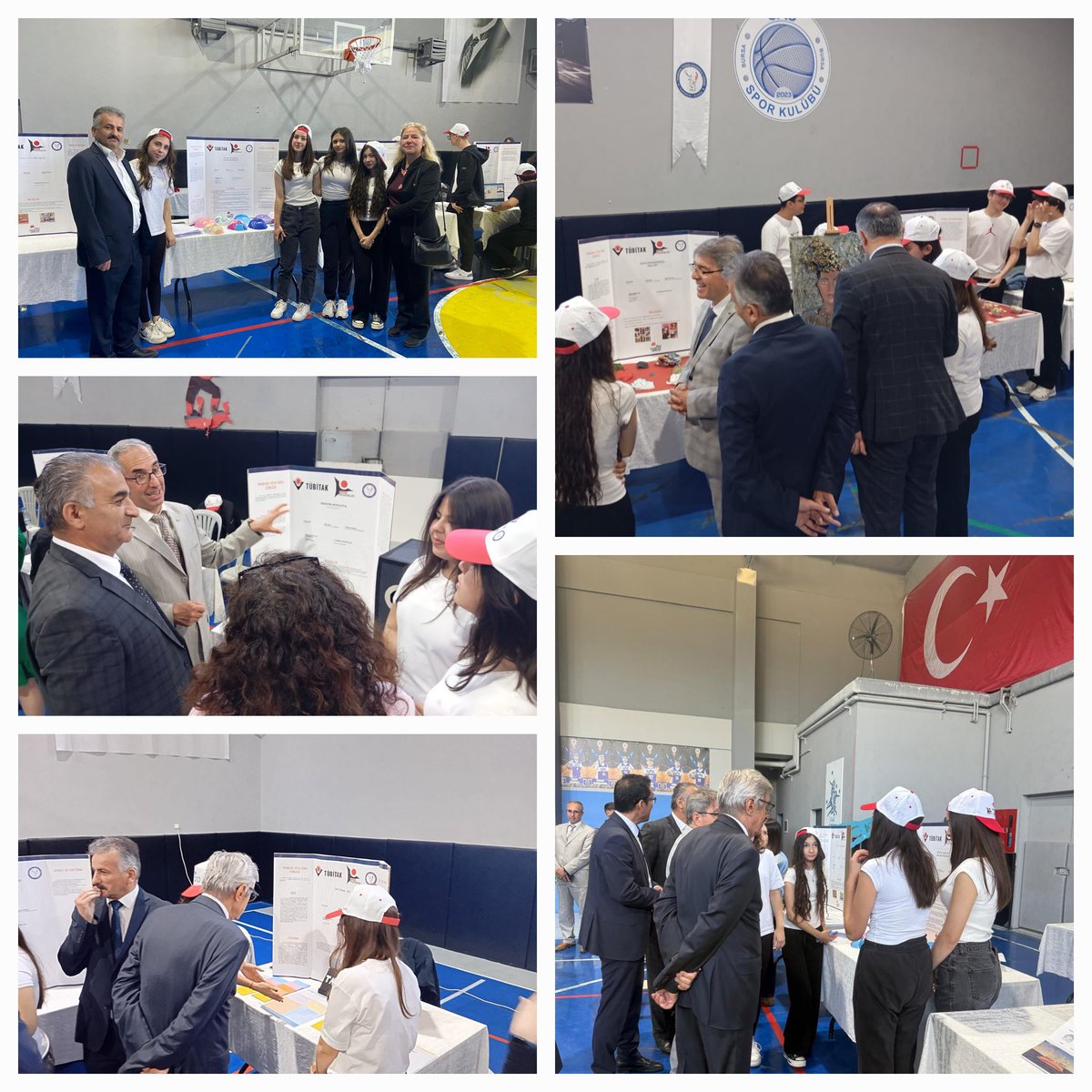 Okulumuzun kapalı spor salonunda TÜBİTAK destekli 4006 Bilim Projeleri Fuarı düzenlendi. Açılışı eski Milli Eğitim Bakanı Turhan TAYAN ve İlçe Milli Eğitim Müdürü Suat TOPAL yaptı. Fuar'a şube müdürleri, okul müdürleri, öğretmenler ve öğrenciler katıldı. <a href="/MudanyaMem/">Mudanya İlçe Milli Eğitim Müdürlüğü</a> <a href="/suattopal19/">Suat Topal</a>