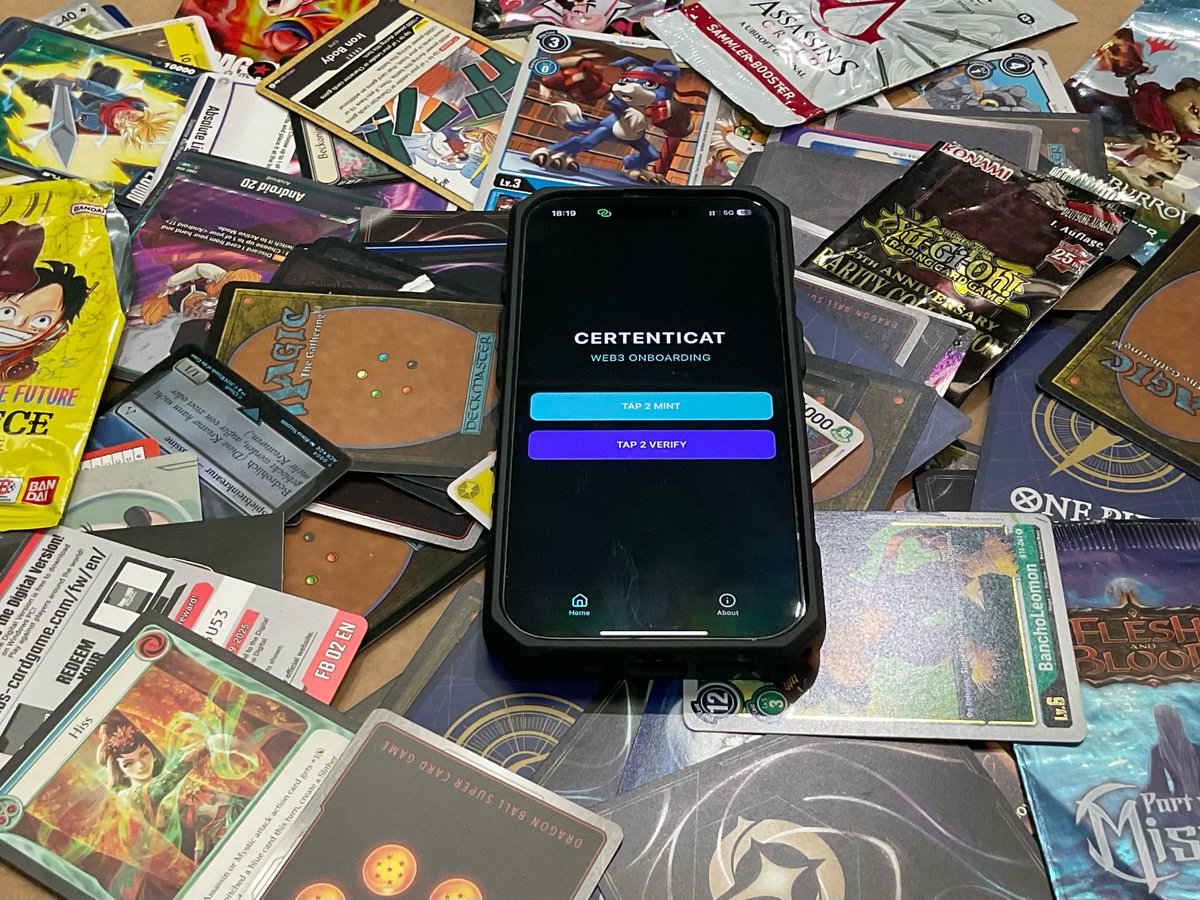 certenticat's tweet photo. Get rid of the web3 tech fancy words! 

Seamlessly bridging all your physicals (not only cards) opening it to a new market, as simple as using your credit card.

Certenticat coming to #apechain 

@ApeChainHUB | @apecoin https://t.co/bnyvP6lIhw