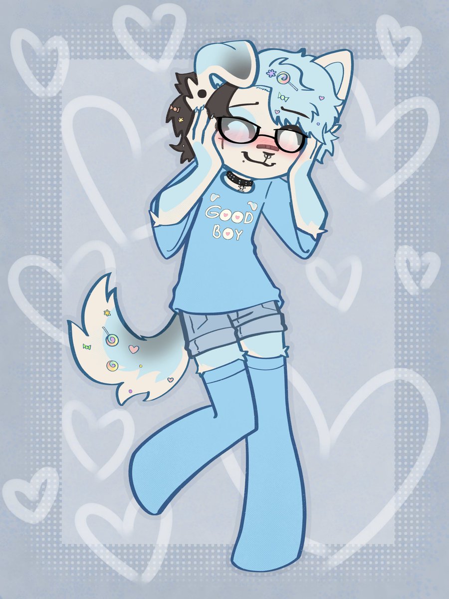 Sil_lisss's tweet image. Commission for @SkylarTheFeer :&amp;gt;