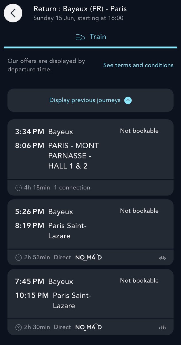 RobinMcfc's tweet photo. @train_nomad Oui tout à fait indisponibles à l’achat sur l’application, je vous joins la capture d’écran https://t.co/0J5uiUXakZ