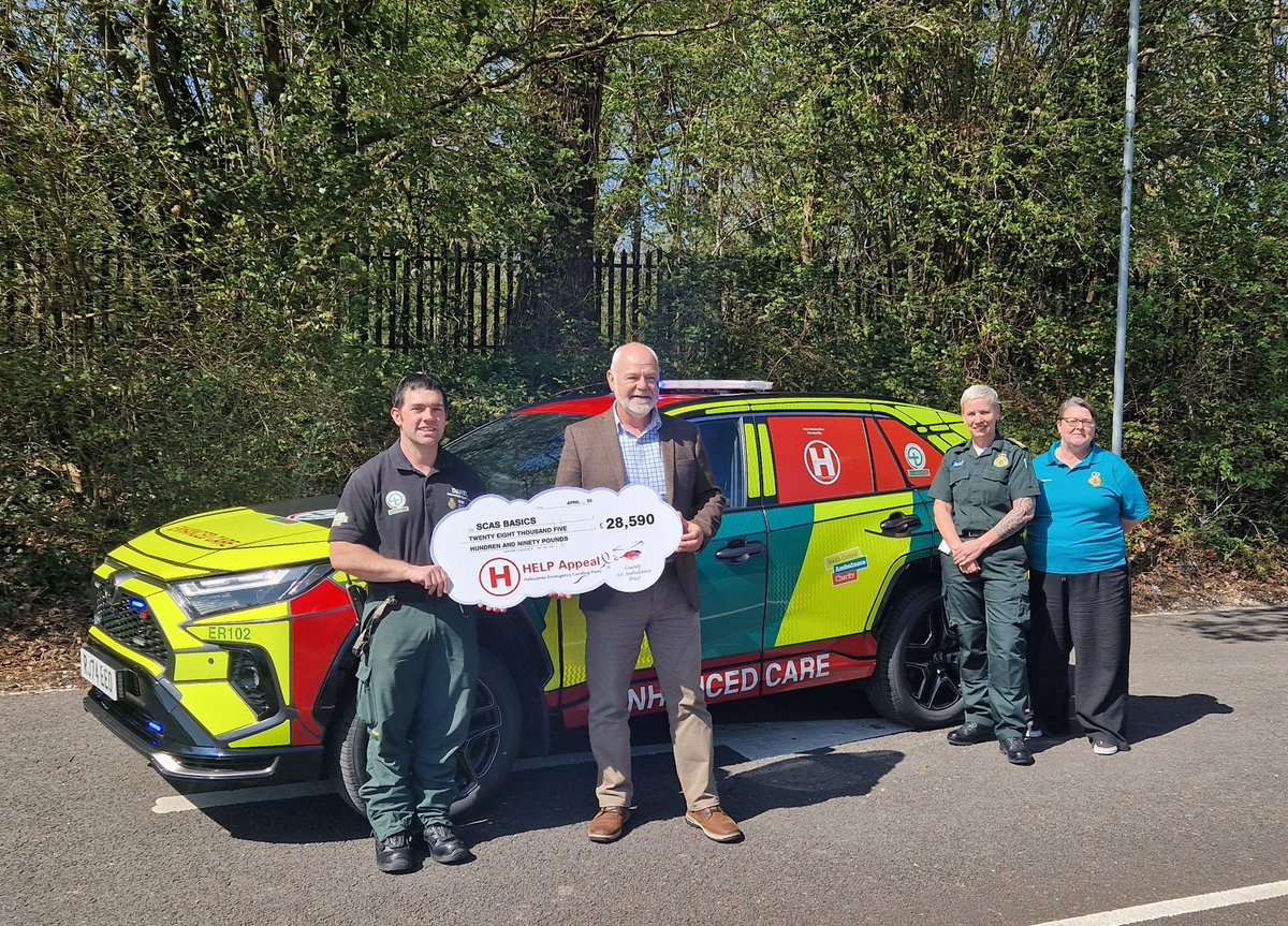 🚨 A new SCAS BASICS rapid response vehicle is on the road in #Hampshire! 🚗💨Thanks to a donation from the HELP Appeal, this second vehicle boosts emergency response and delivers lifesaving care faster.
Huge thanks to all who made it possible! 🙌
🔗 helpappeal.org.uk/new-scas-basic…