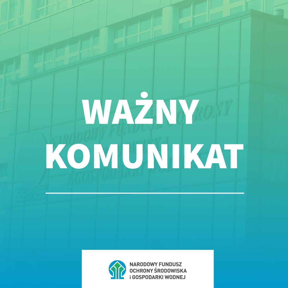 NFOSiGW's tweet photo. 📢 Ważny komunikat ws. nieuprawnionego wykorzystywania logotypów NFOŚiGW oraz programów realizowanych przez NFOŚiGW ❗

W związku z sygnałami o osobach podszywających się pod przedstawicieli Narodowego Funduszu Ochrony Środowiska i Gospodarki Wodnej, informujemy:
🔴 NFOŚiGW nie wysyła swoich pracowników ani współpracowników „w teren” w celu sprzedaży usług czy produktów.
🔴 Fundusz nie prowadzi programów pod nazwami „Nasz Prąd” ani „Nasze Ciepło” – apelujemy o zachowanie ostrożności i dokładne weryfikowanie nazw oferowanych programów.
🔴 Logo Funduszu nie może być wykorzystywane przez firmy zewnętrzne bez oficjalnej zgody – przypadki nieuprawnionego użycia lopotypów NFOŚiGW traktujemy jako poważne naruszenie i kierujemy do działu prawnego.

⚠️ Apelujemy do mieszkańców i potencjalnych beneficjentów o rozwagę i weryfikowanie tożsamości osób oferujących rzekome wsparcie z programów Funduszu. W razie wątpliwości prosimy o kontakt z infolinią lub za pośrednictwem naszej strony internetowej.

📩 Kontakt i aktualne programy:
👉 https://t.co/V69IVLorTK

#NFOŚiGW #komunikat