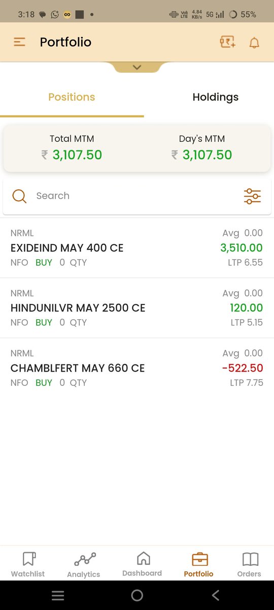 StockInsdrx's tweet photo. Day 3 🗓️
10K to 10 Lakh Challenge🏆

MTM: ₹3,107 profit booked today!

Slow start, but every green day counts!
#StockMarket #OptionsTrading #TradingChallenge #10Kto10Lakh #Intraday https://t.co/Wc3SHUOGnq