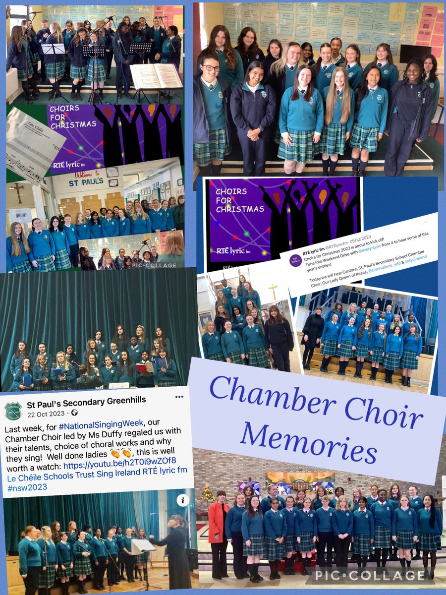 What a fantastic few years of fabulous performances we have had with this wonderful Chamber Choir. Last night’s Prize Giving Ceremony marked our final performance of this academic year &amp; for our dedicated 6th year members, their finale performance. Well done girls!