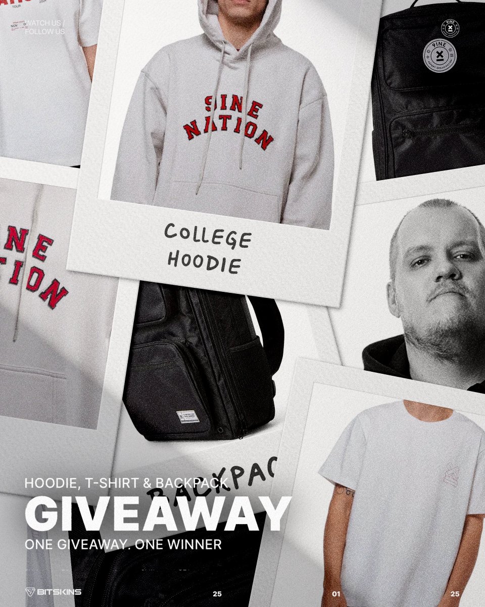 9INE BERRY (@berrycsgo) on Twitter photo 🇩🇰9INE MERCH GIVEAWAY🇩🇰
Denne giveaway består af:
1 x Hoodie
1 x T-Shirt
1 x Backpack
KUN ÉN VINDER - TRÆKKES D. 21 MAJ
For at deltage skal man RT dette opslag og follow <a href="/BERRYCSGO/">9INE BERRY</a> & <a href="/9INEGG/">9INE Pusulabet</a>
Held og lykke derude 🇩🇰9INE MERCH GIVEAWAY🇩🇰
Denne giveaway består af:
1 x Hoodie
1 x T-Shirt
1 x Backpack
KUN ÉN VINDER - TRÆKKES D. 21 MAJ
For at deltage skal man RT dette opslag og follow <a href="/BERRYCSGO/">9INE BERRY</a> & <a href="/9INEGG/">9INE Pusulabet</a>
Held og lykke derude