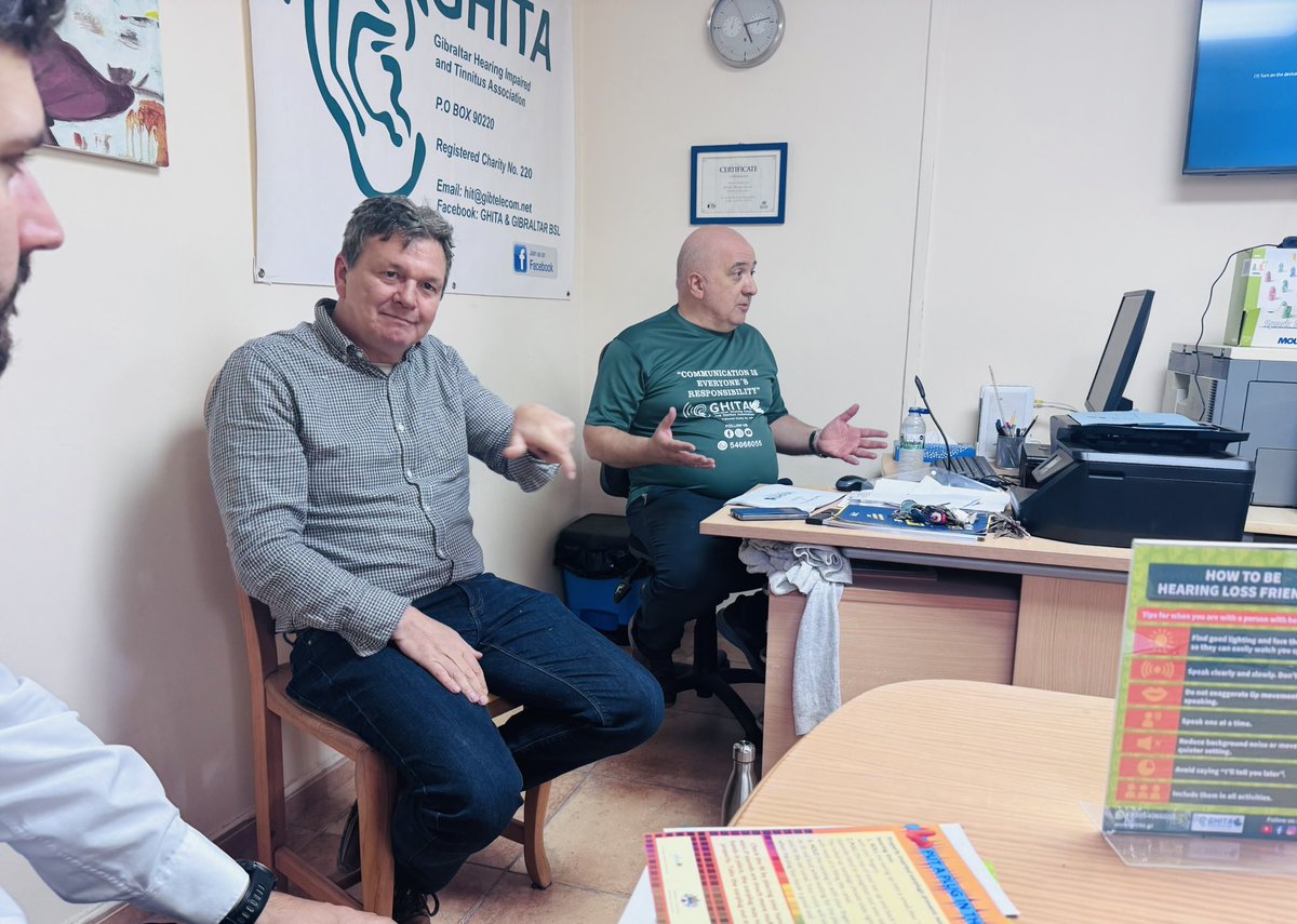 Atrish Sanchez (@atrishsanchez) on Twitter photo It was a pleasure visiting <a href="/gib_ghita/">GHITA Gibraltar</a> yesterday with some of our <a href="/GSDFuture/">GSD Future</a> members. It’s so important to stay informed about the real issues people face all throughout the year & just as important to make sure our youth are involved in these kinds of discussions.
#HearingHealth It was a pleasure visiting <a href="/gib_ghita/">GHITA Gibraltar</a> yesterday with some of our <a href="/GSDFuture/">GSD Future</a> members. It’s so important to stay informed about the real issues people face all throughout the year & just as important to make sure our youth are involved in these kinds of discussions.
#HearingHealth