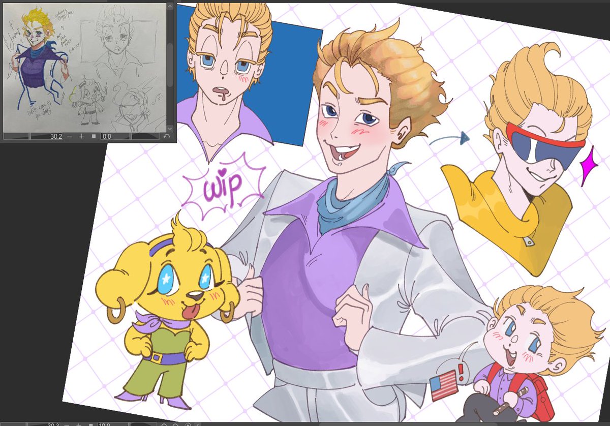 bluebepo's tweet photo. doodles/wips i made a while back of Justen ^___^
you guys have to give their covers a listen, man. i swear THEY'RE SO GOOD #illusten 

(https://t.co/Tjv8t2wtH6) https://t.co/gGcGwXVF1f