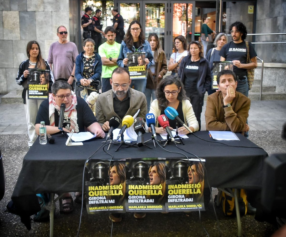 ⚠️ Avui hem anunciat que també el Jutjat de Girona empara les infiltracions i arxiva la nostra querella.

👉🏽 Al costat de les persones i col·lectius afectats anunciem el recurs d'apel·lació i recordem que dos anys després de destapar la infame seguim endavant ✊🏽

👉🏽 Més ⤵️