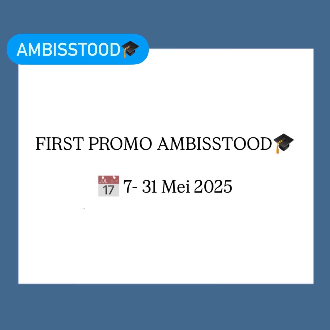 ambisstood's tweet photo. buruan klaim promonya!!
#skripsi #jokiskripsi #jokiskripsihukum #jokitugaskuliah #zonauang #zonapelajar #wisuda #jokiskripsimurah #jokimurah #jokicepat #ambisstood https://t.co/Mt1QlQaUaK