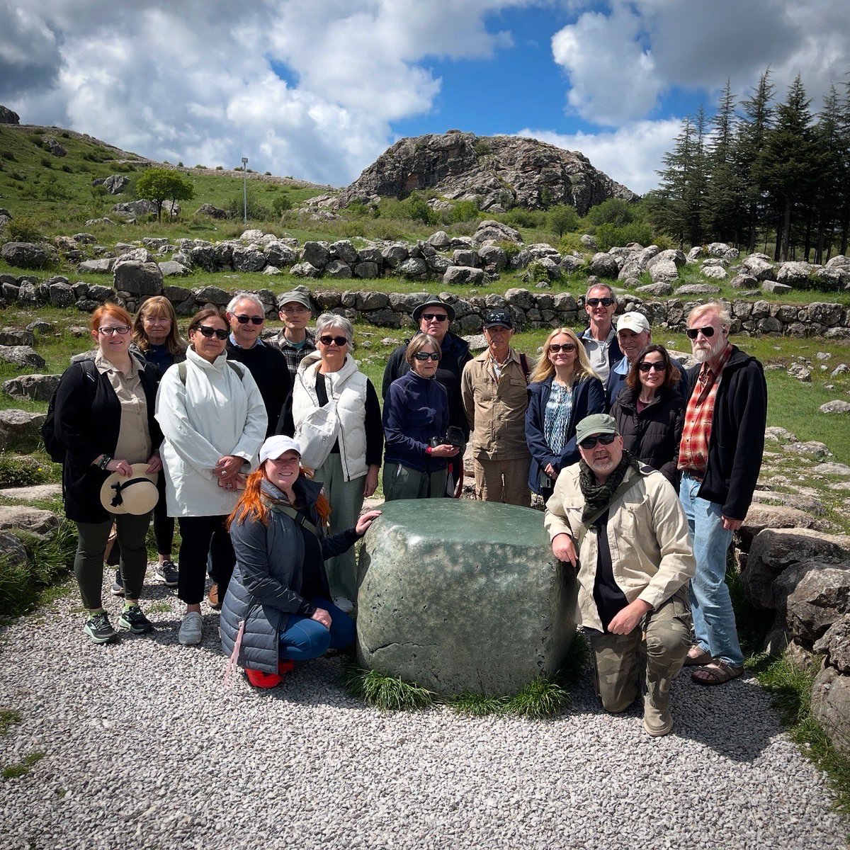 MEGALITHOMANIA's tweet photo. The sacred green stone of Hattuşa in Turkey. Stories of it falling to earth from the gods to it being a gift from Ramses in Egypt, the theories are varied. It is made of nephrite and not from anywhere local. What on earth was it used for?! 

#hattuşa #turkey #hittites https://t.co/7lYSG9eIw9