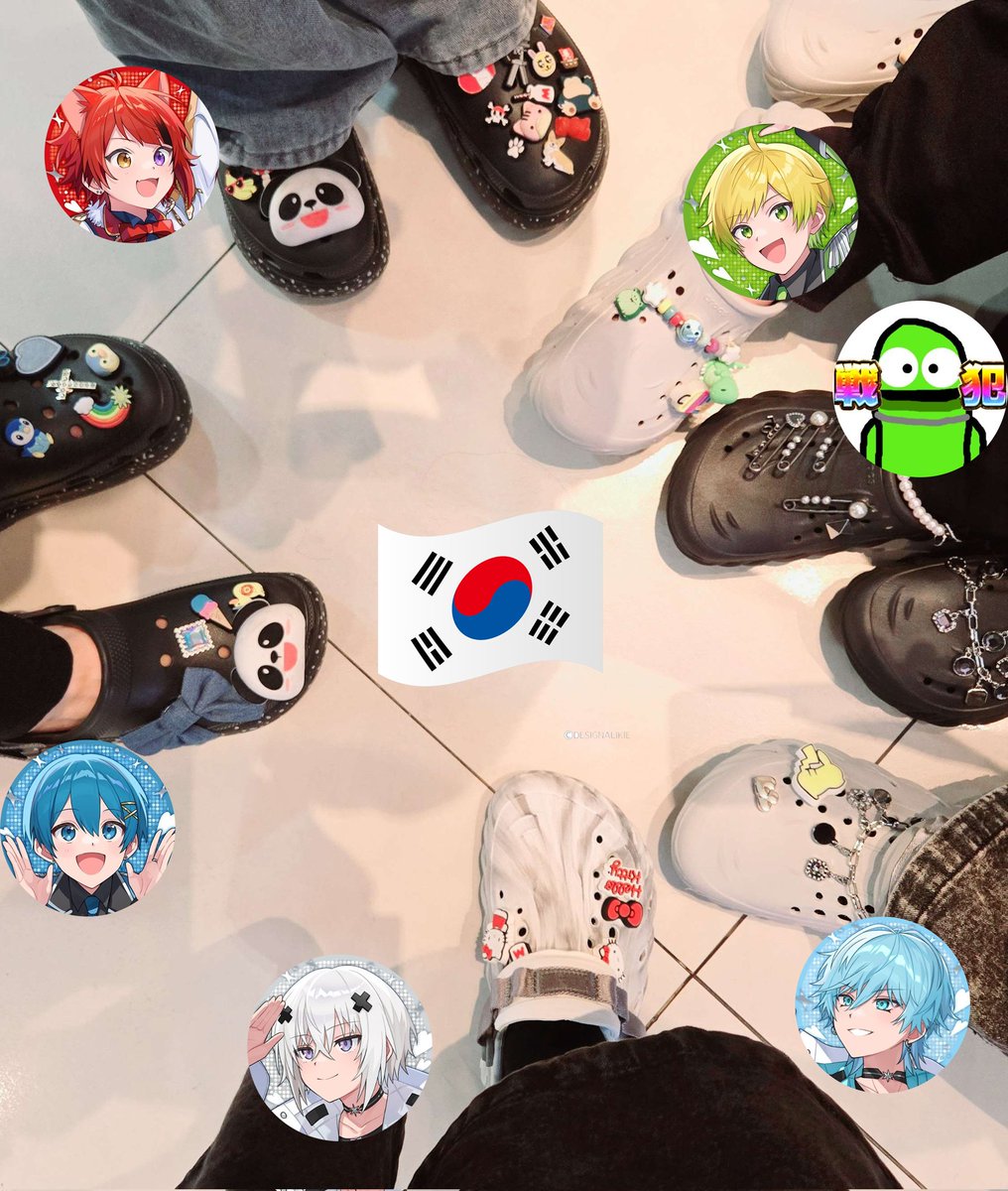 韓国のものです 韓国旅行いってきた🇰🇷 みんなで世界に1つしかない靴作った 早くお話
