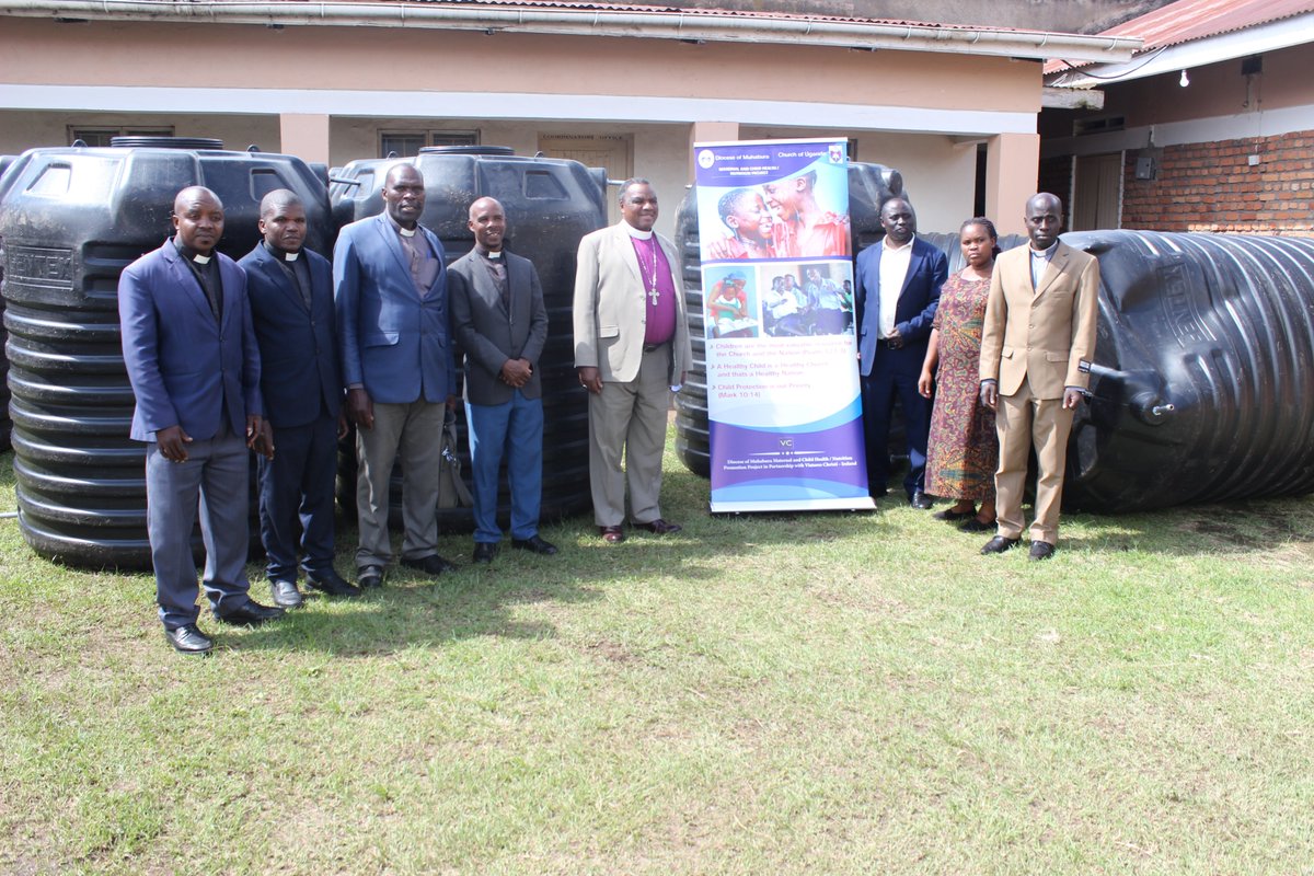 Diocese of Muhabura (@muhaburadiocese) on Twitter photo The <a href="/MuhaburaDiocese/">Diocese of Muhabura</a> gave out 7 rain water harvesting tanks to <a href="/ChurchofUganda_/">Church of Uganda</a> Parishes of Gitenderi, Sanuriro,Gihuranda, Kagezi, Chibumba, Mubuga & Buhozi. Bishop <a href="/MbitseG/">Rt. Rev.Mbitse Godfrey</a> handed over the package and thanked donor partners <a href="/ViatoresChristi/">Viatores Christi</a> on 15.5.2025. The <a href="/MuhaburaDiocese/">Diocese of Muhabura</a> gave out 7 rain water harvesting tanks to <a href="/ChurchofUganda_/">Church of Uganda</a> Parishes of Gitenderi, Sanuriro,Gihuranda, Kagezi, Chibumba, Mubuga & Buhozi. Bishop <a href="/MbitseG/">Rt. Rev.Mbitse Godfrey</a> handed over the package and thanked donor partners <a href="/ViatoresChristi/">Viatores Christi</a> on 15.5.2025.