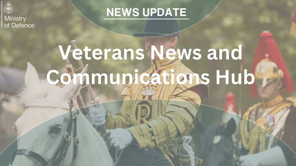 Defence Relationship Management (@drm_support) on Twitter photo The Veterans News and Communications Hub has been updated!
In this edition:
✅ Reading Force memoir writing competition
✅ Veterans across the UK will have easier access to essential care under new VALOUR system
👉 gov.uk/guidance/veter…
<a href="/VeteransGovUK/">Office for Veterans' Affairs</a> <a href="/VeteransGovUK/">Office for Veterans' Affairs</a> The Veterans News and Communications Hub has been updated!
In this edition:
✅ Reading Force memoir writing competition
✅ Veterans across the UK will have easier access to essential care under new VALOUR system
👉 gov.uk/guidance/veter…
<a href="/VeteransGovUK/">Office for Veterans' Affairs</a> <a href="/VeteransGovUK/">Office for Veterans' Affairs</a>
