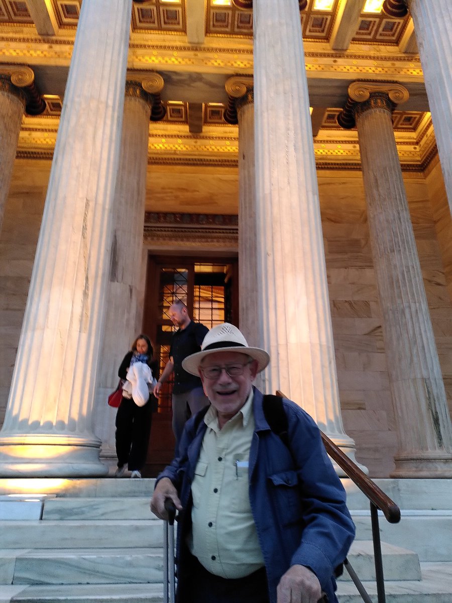 GMFreeze's tweet photo. Happy to be in Athens for the international conference “Science and policy in times of multicrisis and dissent,” organised by the European Network of Scientists for Social and Environmental Responsibility &amp;the Mariolopoulos-Kanaginis Foundation for the Environmental Sciences. https://t.co/WbgFTYQ7Dv