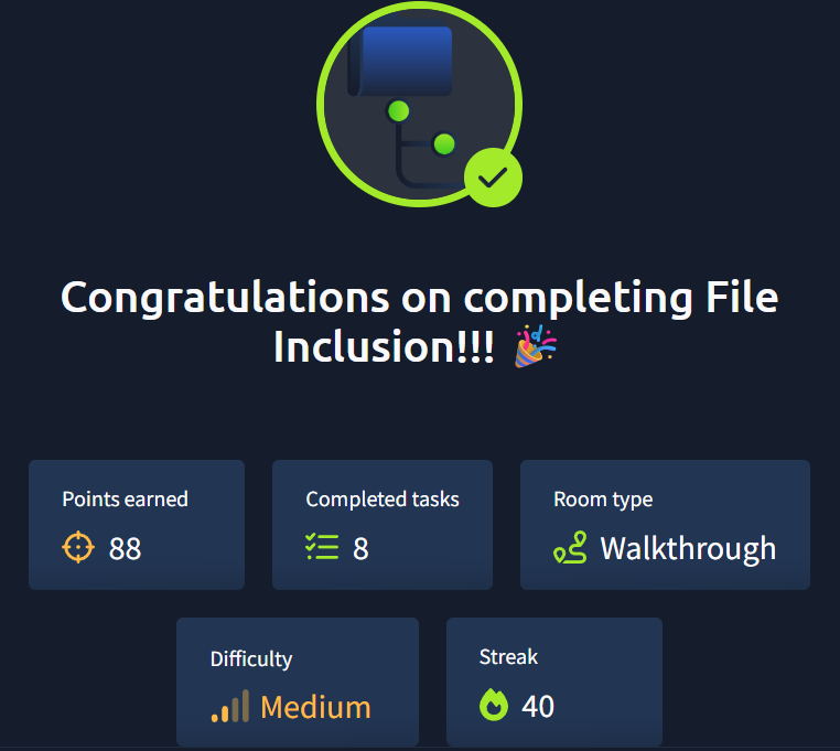 iamsharzun's tweet image. (4/4) Fun &amp;amp; knowledgeable room overall. Lesson Learned:
1. What is, how to exploit, &amp;amp; how to leverage #directorytraversal / #pathtraversal / #dotdotslash vulnerability.
2. What is #LFI &amp;amp; #RFI, how to detect them, &amp;amp; how to exploit them.
3. Manual &amp;amp; automated #webapp analysis.