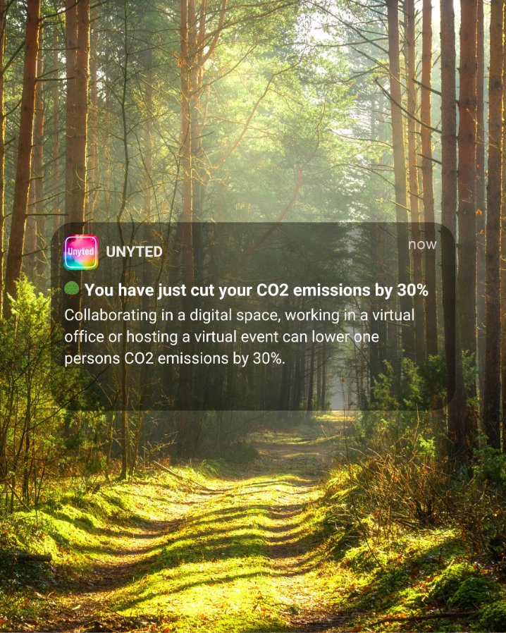 Sustainability meets experience.

💬 Host smarter events.
🎓 Teach from anywhere.
🤝 Meet in 3D.
🌱 Cut emissions along the way.

That’s Unyted.

👉 bit.ly/3PM20LI

#VirtualEvents #3DSpaces #EdTech #Sustainability #RemoteWork #Unyted #Web4 #GreenTech #DigitalFuture