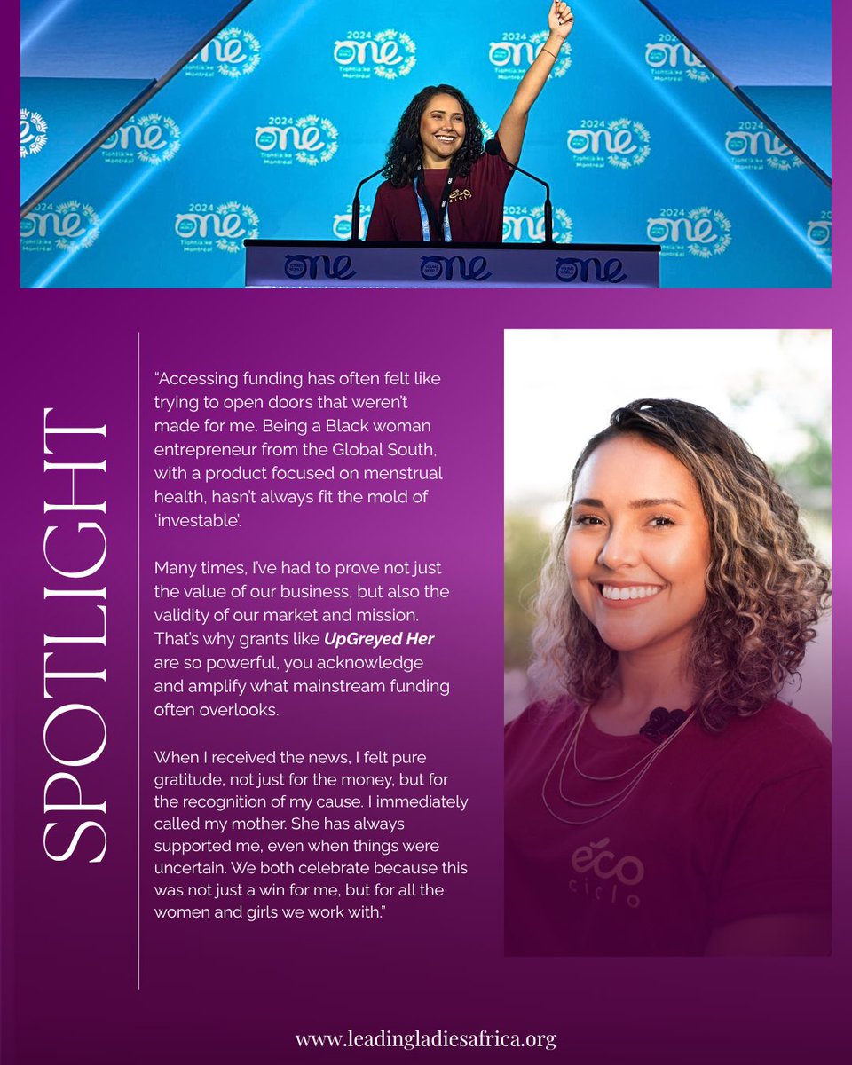 Leading Ladies Africa (@leadingladiesaf) on Twitter photo #LLASpotlight | Meet Patricia Zanella (<a href="/patzanellasp/">Patricia Zanella</a>) , a changemaker, eco-entrepreneur and the winner of <a href="/greyfinance/">Grey (YC W22)</a>’s UpGreyed Her $4,000 grant!🔥 #LLASpotlight | Meet Patricia Zanella (<a href="/patzanellasp/">Patricia Zanella</a>) , a changemaker, eco-entrepreneur and the winner of <a href="/greyfinance/">Grey (YC W22)</a>’s UpGreyed Her $4,000 grant!🔥