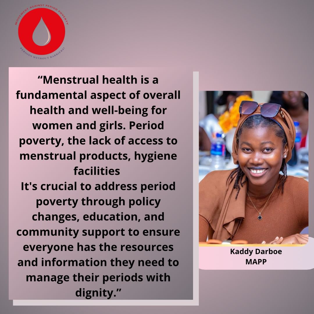 Menstrual health is essential to women’s well-being, yet millions face period poverty lacking access to products, hygiene facilities &amp; education. It’s time to end the stigma &amp; ensure dignity for all through policy, education &amp; community support. #EndPeriodPoverty