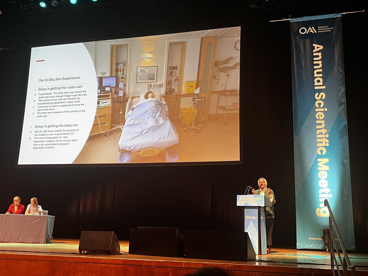 OAA Trainee Rep. (@oaatrainee) on Twitter photo <a href="/fatemah_qasem/">๐ป๐ฃ. ๐ฝ๐๐ฅ๐๐๐๐ โ๐๐ค๐๐</a> presenting at #OAA25ASM looking at system integration simulation and its role in enhancing maternal care #OBAnes <a href="/fatemah_qasem/">๐ป๐ฃ. ๐ฝ๐๐ฅ๐๐๐๐ โ๐๐ค๐๐</a> presenting at #OAA25ASM looking at system integration simulation and its role in enhancing maternal care #OBAnes