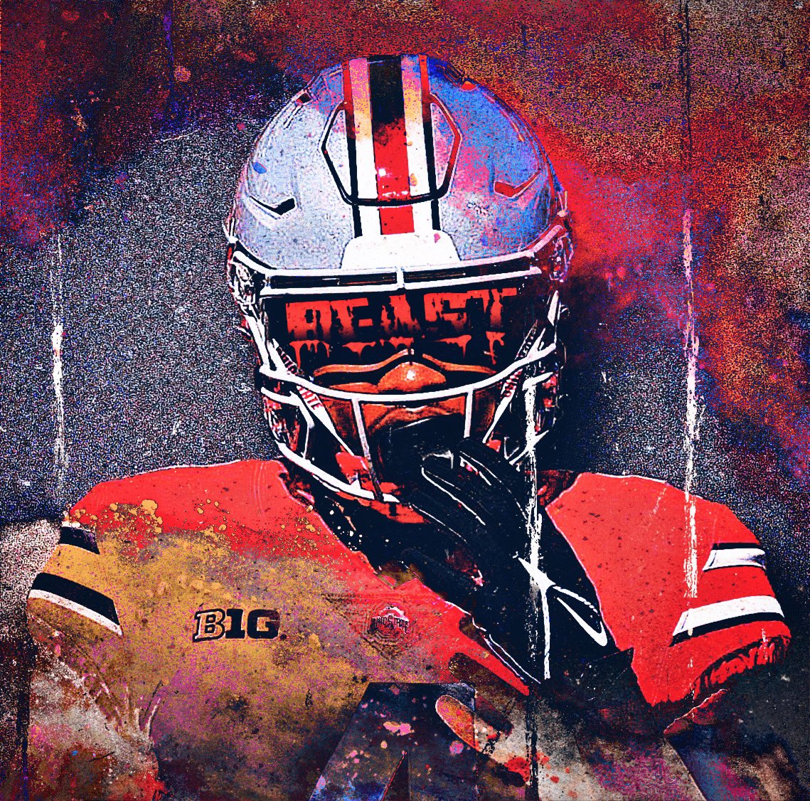 iColbey's tweet photo. Just Some Art Work I Edited Of Jeremiah
Smith From OSU A Nation Champion My Perdition For Cover Of CFB26! https://t.co/OREThaTwks