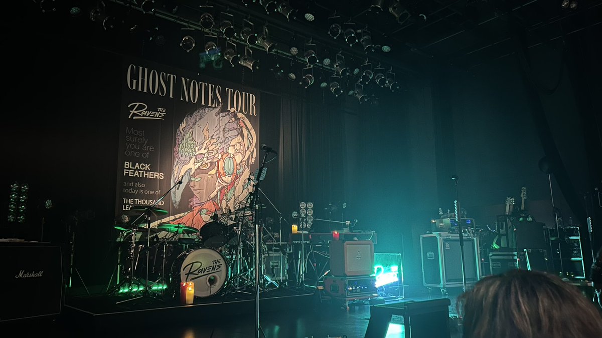 ゴスノツアー2列目確保！

人にもまれたいし、サクちゃんのドラム姿も間近で見たい⚡️
 #theRavens