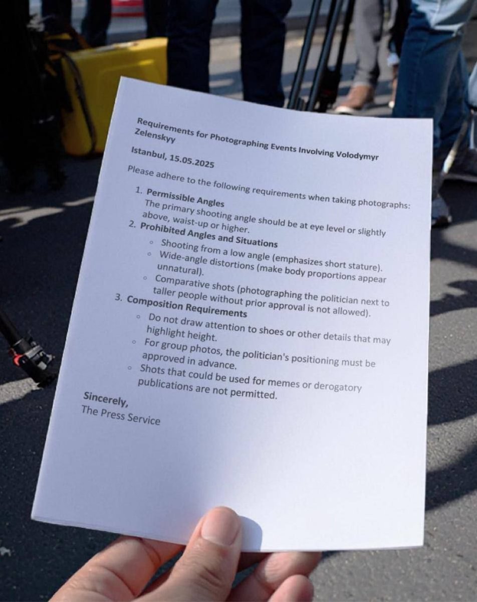 AdameMedia's tweet image. Zelensky's press service in Istanbul distributed manuals on how to photograph him…
It’s worth the read.