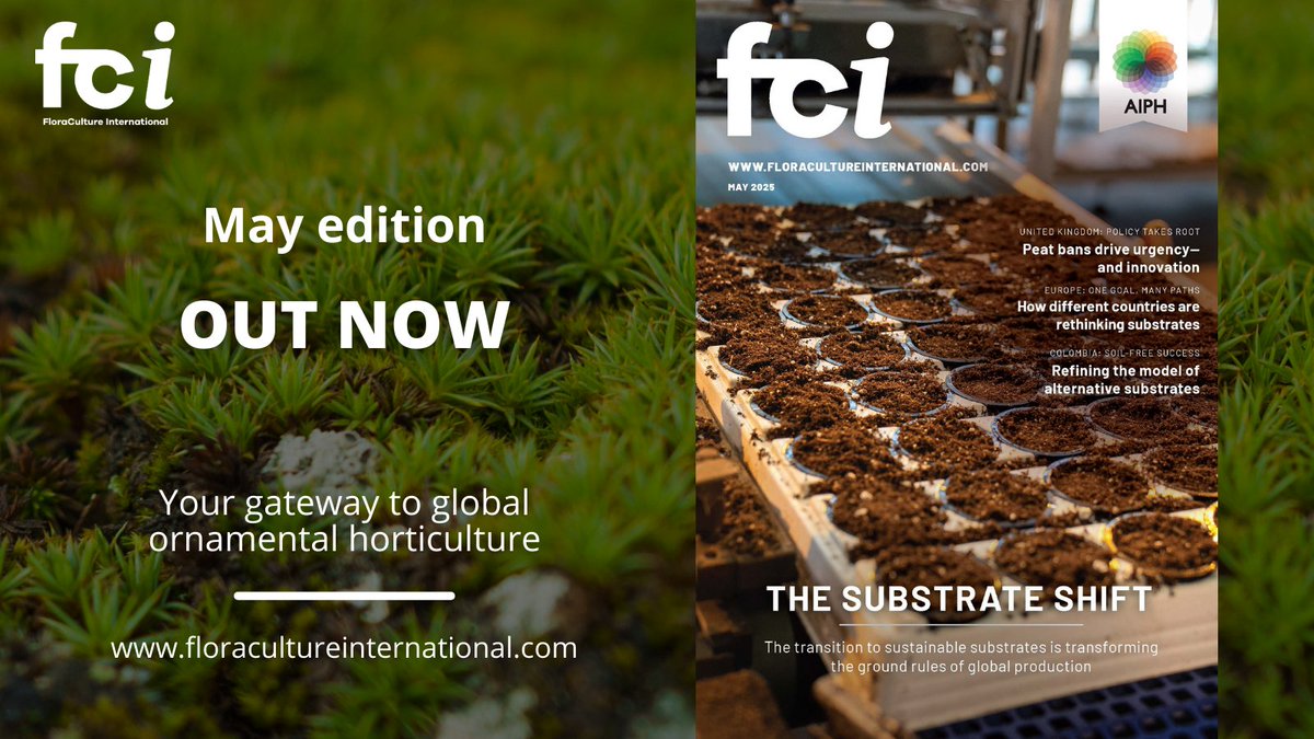 What’s in your substrate—and what will it cost to change it? As peat bans loom and global supply
chains shift, growers are being forced to rethink the very ground beneath their plants. This issue
of FCI delves into the subject of growing media.

Read now: aiph.org/floraculture/l…