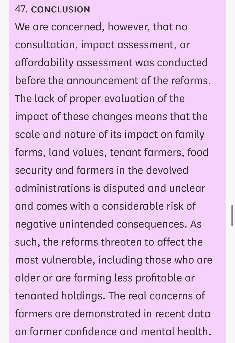 The House of Commons Environment, Food and Rural Affairs Committee has just published its report on the UK government’s vision for farming. Its conclusion on the Labour government’s lack of consultation and impact assessment regarding inheritance tax on family farms is damming.