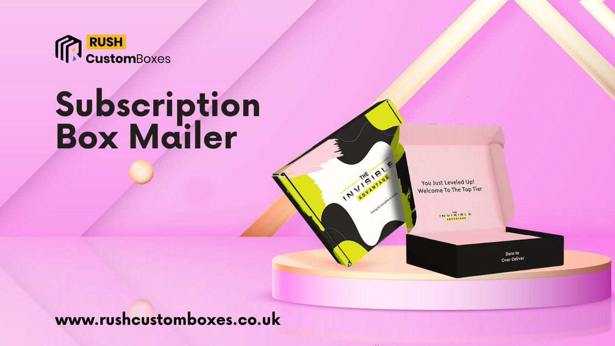 Rushcustomboxuk's tweet image. Need packaging for your subscription service? Our Subscription Box Mailers are sturdy, customisable, and eco-conscious—ideal for monthly deliveries that make a lasting impact.

#SubscriptionBoxMailer #ShippingPackaging #CustomMailerBox  #UKBusiness #BoxDesign #UKPackaging