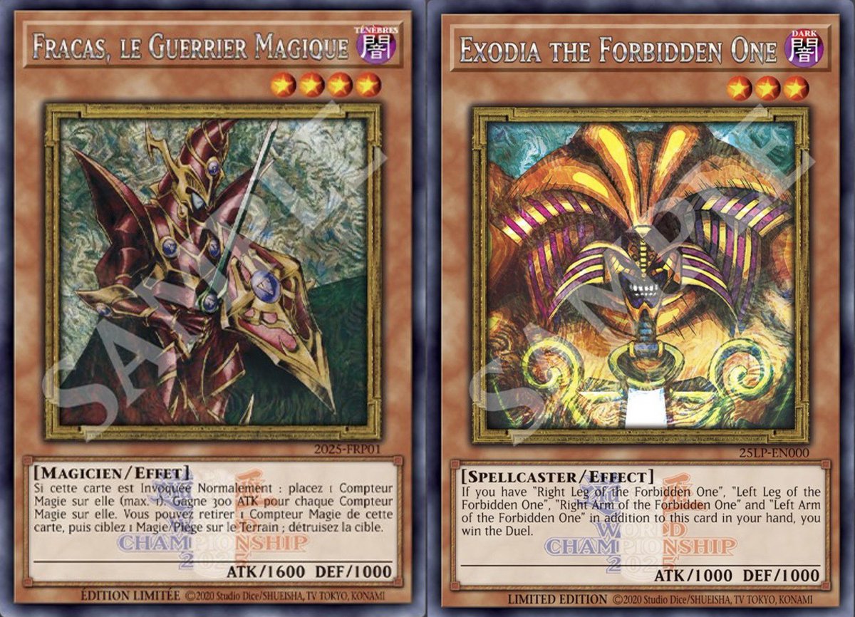 遊戯王WCS2025の開催地フランスにちなんで、現地の景品&限定パックで