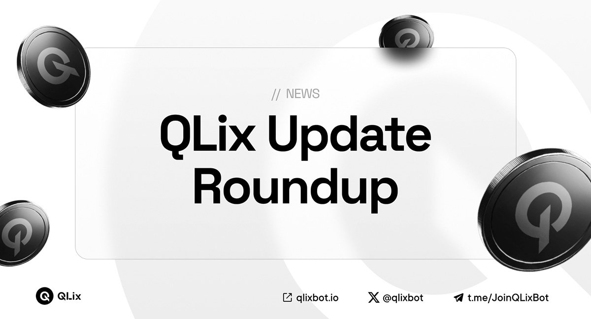 qlixbot's tweet image. QLix Update Roundup:
💰 New $QLIX buyback just completed - we’re currently reinvesting 100% of taxes + bot fees in this range.
🤝 New partnership secured, includes cross-promo + bot integration - details dropping early next week.
🎨 Fresh visuals incoming, including product…