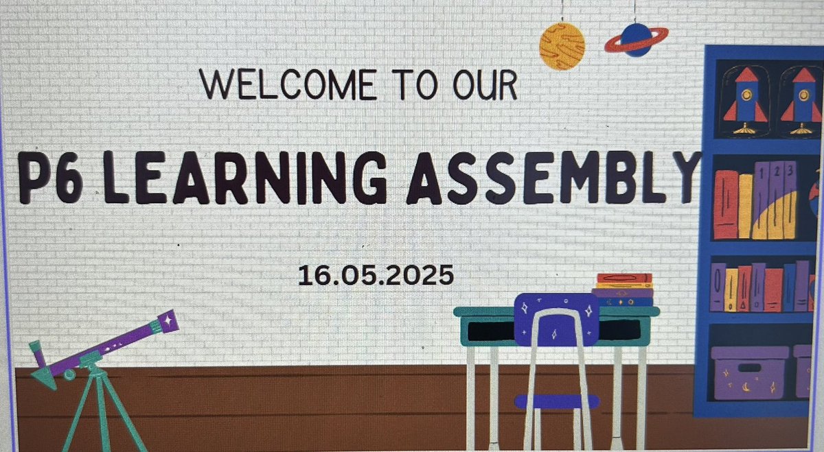 Pupils are very excited to be hosting their end of year learning assembly ✏️ 📚 

We will be sharing our:

📌 Space topic 🚀 
📌 Europe topic 🗺️ 
📌 WWI topic 🏇🏻
📌 Titanic topic 🌊 
📌 Writing ✍️