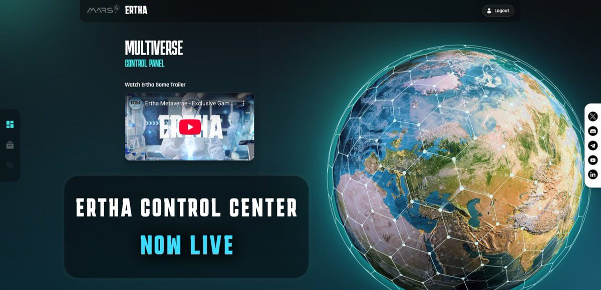 Ertha Control Center Now Live 🌍 🟢

Great news, Erthians - the Ertha Control Center is now available!

Access it here ➡️ control.ertha.com

With a completely fresh design and optimization, this is the first iteration from a series of updates ❗️

Check out the Store, where