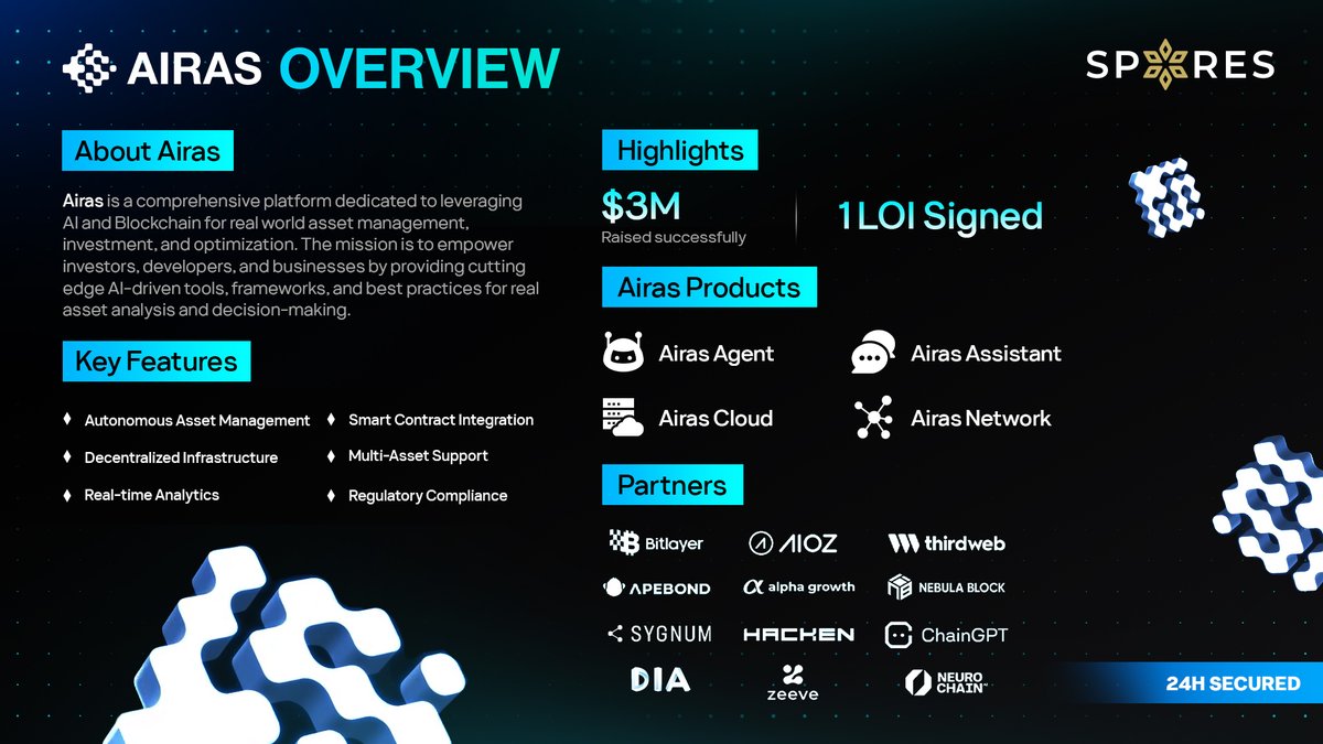 Spores Network (@spores_network) on Twitter photo π’ <a href="/AirasNetwork/">AIRAS</a> ππππππππ
β‘οΈ Airas is a comprehensive platform dedicated to leveraging AI and Blockchain for real world asset management, investment, and optimization. Our mission is to empower investors, developers, and businesses by providing cutting-edge AI-driven π’ <a href="/AirasNetwork/">AIRAS</a> ππππππππ
β‘οΈ Airas is a comprehensive platform dedicated to leveraging AI and Blockchain for real world asset management, investment, and optimization. Our mission is to empower investors, developers, and businesses by providing cutting-edge AI-driven