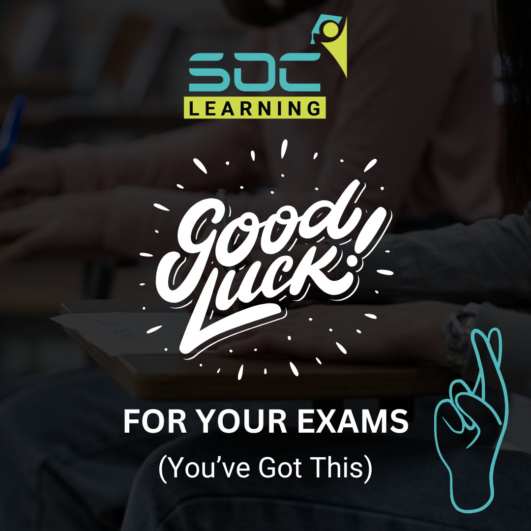 schoolofcoding's tweet image. We wish all of our amazing students the very best of luck for your upcoming GCSE exams! 

You&apos;ve all worked hard, and now it&apos;s your time to shine. Don&apos;t stress, just believe in yourself and remember, you have got this!

#GCSE2025 #GoodLuck #SOCLearning #YouCanDoIt #ExamTime