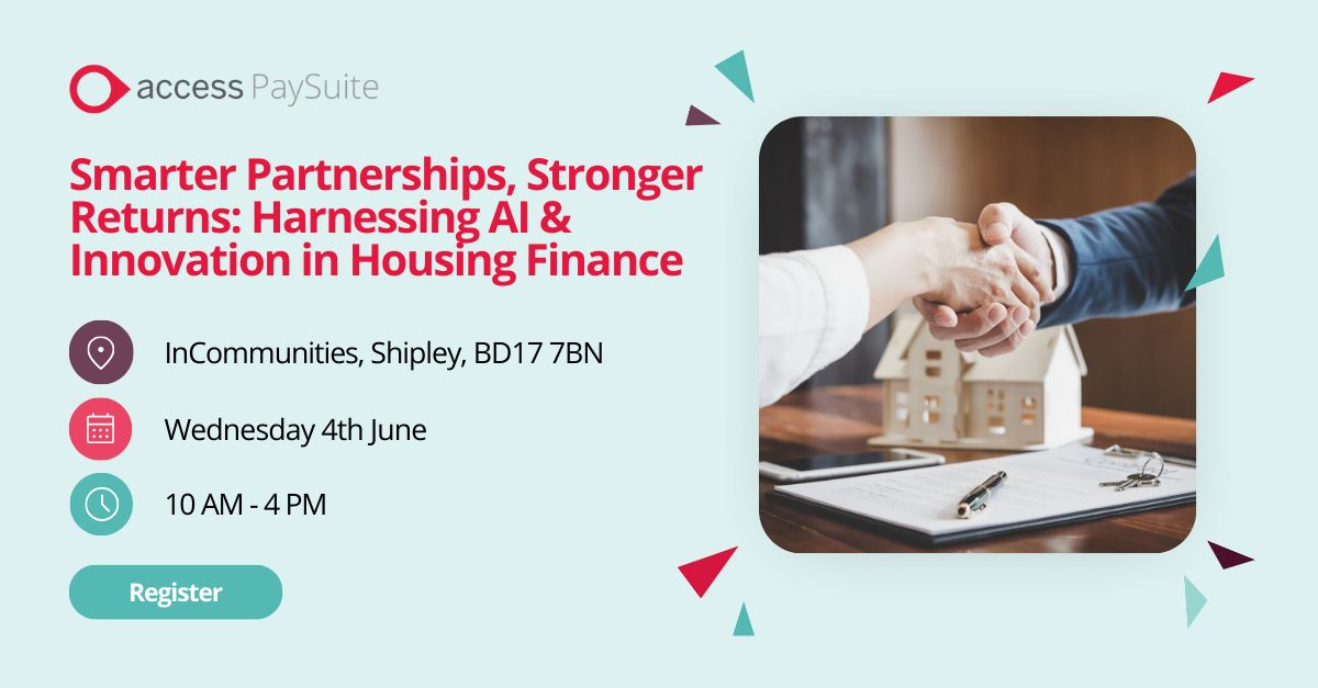Join us with <a href="/AccessPaySuite/">Access PaySuite</a>, Karbon Homes &amp; housing finance leaders on 4 June to explore how AI &amp; Open Banking are transforming arrears &amp; income management!

👉 Free event, register via: ow.ly/vu4W50VTeZr

#housingfinance #AIinHousing #arrearsmanagement