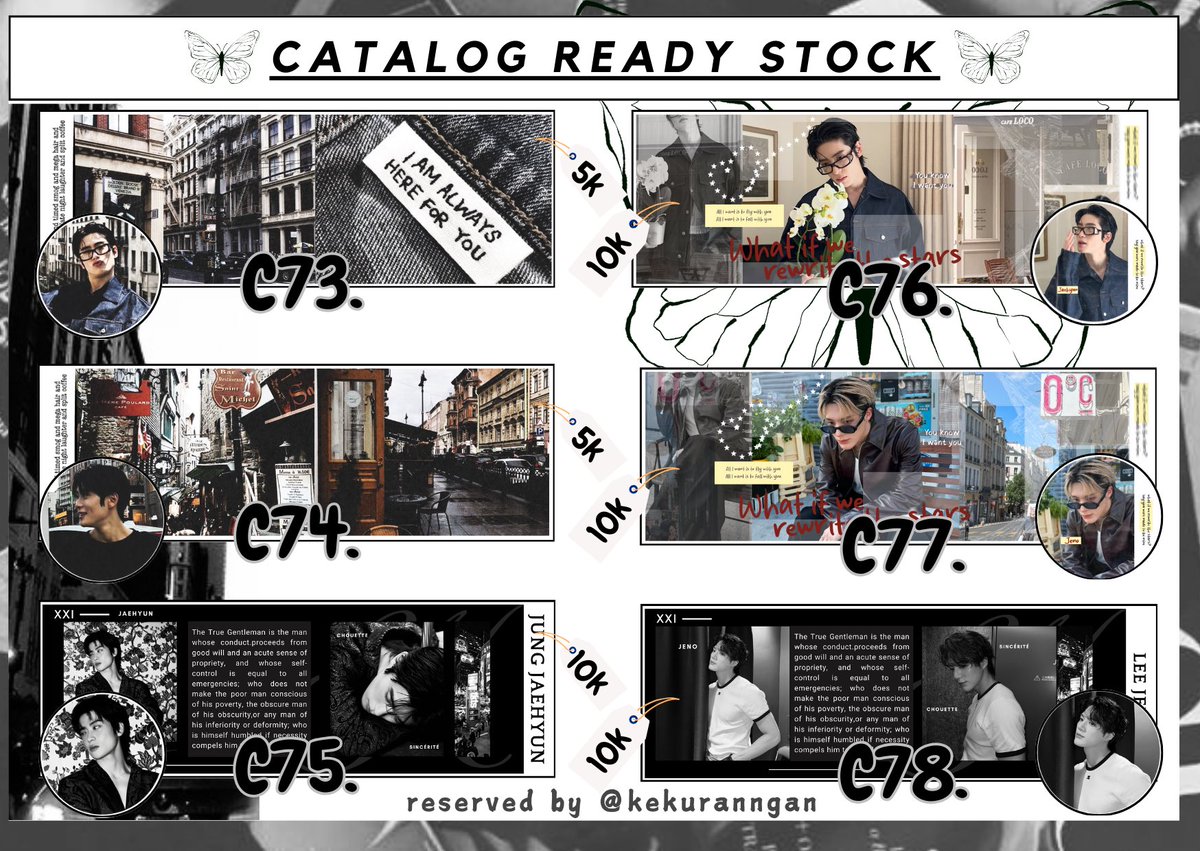 Any interaction are appreciated🍒

Selamat Sore, aku ada layout Ready stock Ningning, Jaehyun dan jeno terbaru. sudah free retext dan dapat Ava png. Payment bisa kesemua E-Wallet dengan Qris all payment😍
#zonauang  #zonajajan️️