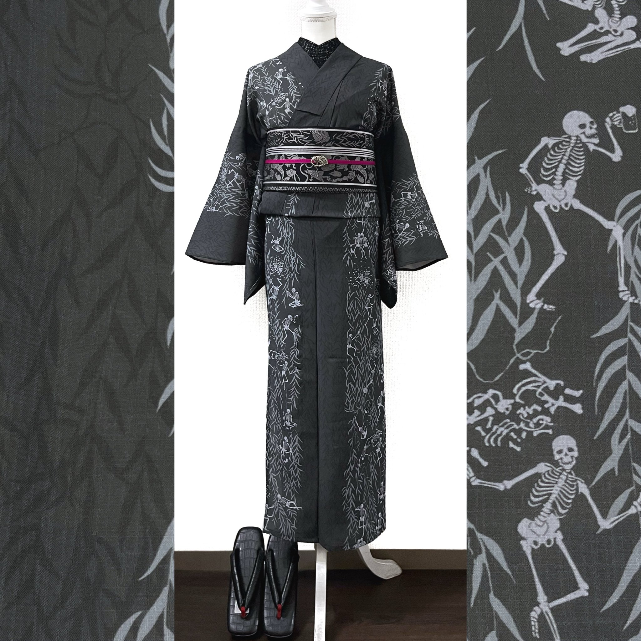 明治刺繍屏風 Z418｜骨董店 のびる 古美術 骨董 和風建具 蔵戸