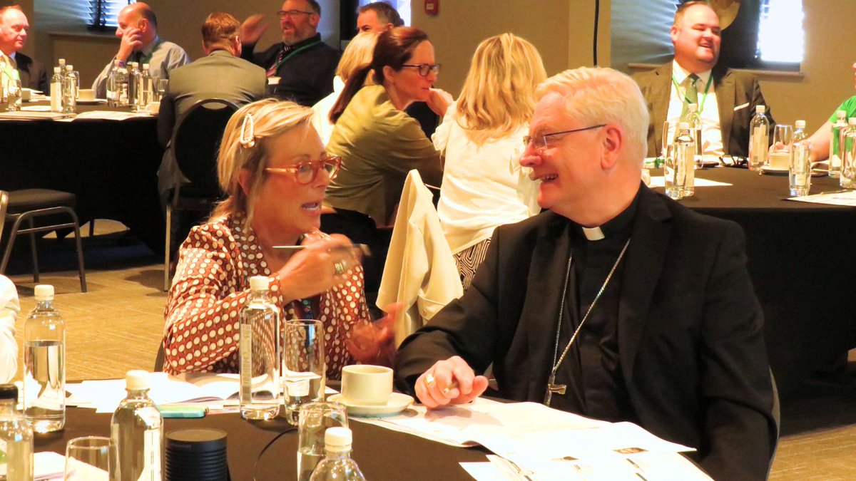 Archbishop Cushley is attending The Catholic Headteachers Association of Scotland conference this morning in Lanarkshire, along with Bishop Toal (Motherwell) and Bishop Frank Dougan (Galloway).