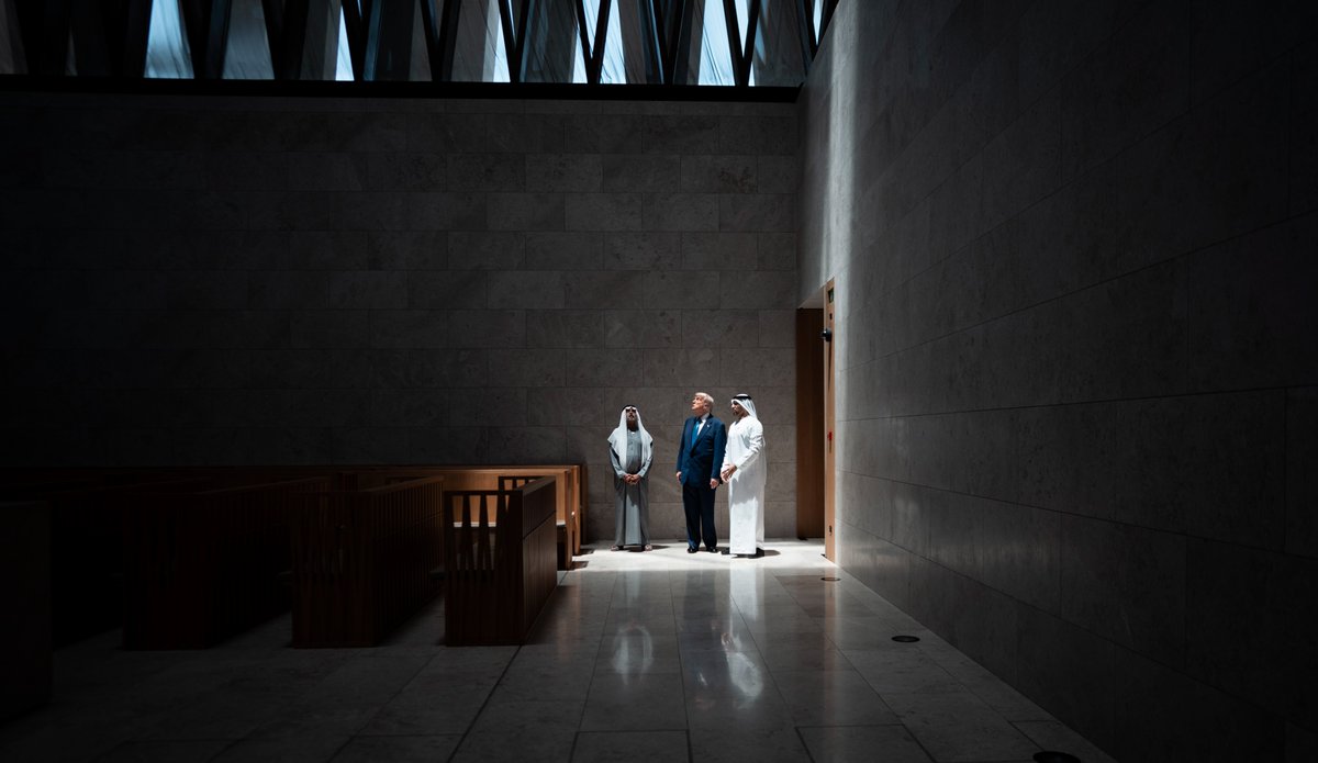 Doug Mills (@dougmillsnyt) on Twitter photo .<a href="/POTUS/">President Donald J. Trump</a> during a visit to the Abrahamic Family House in Abu Dhabi. .<a href="/POTUS/">President Donald J. Trump</a> during a visit to the Abrahamic Family House in Abu Dhabi.