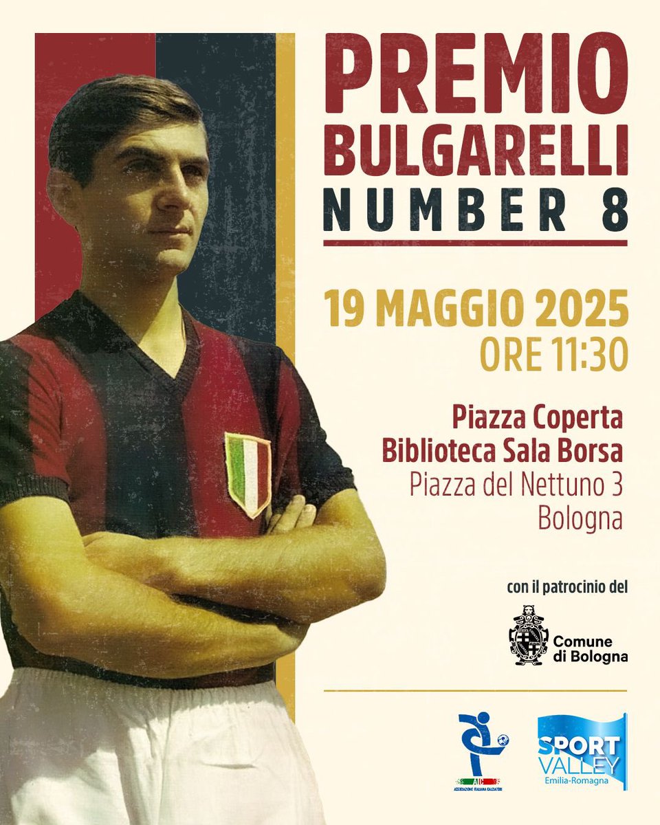 AIC (@assocalciatori) on Twitter photo Premio โ๐๐๐๐๐๐๐๐๐๐ ๐๐๐๐๐๐ ๐โ
A Bologna, lunedรฌ 19 maggio
๐ bit.ly/43rDtlE
<a href="/comunebologna/">Comune di Bologna</a>
<a href="/RegioneER/">Regione Emilia-Romagna</a> Premio โ๐๐๐๐๐๐๐๐๐๐ ๐๐๐๐๐๐ ๐โ
A Bologna, lunedรฌ 19 maggio
๐ bit.ly/43rDtlE
<a href="/comunebologna/">Comune di Bologna</a>
<a href="/RegioneER/">Regione Emilia-Romagna</a>