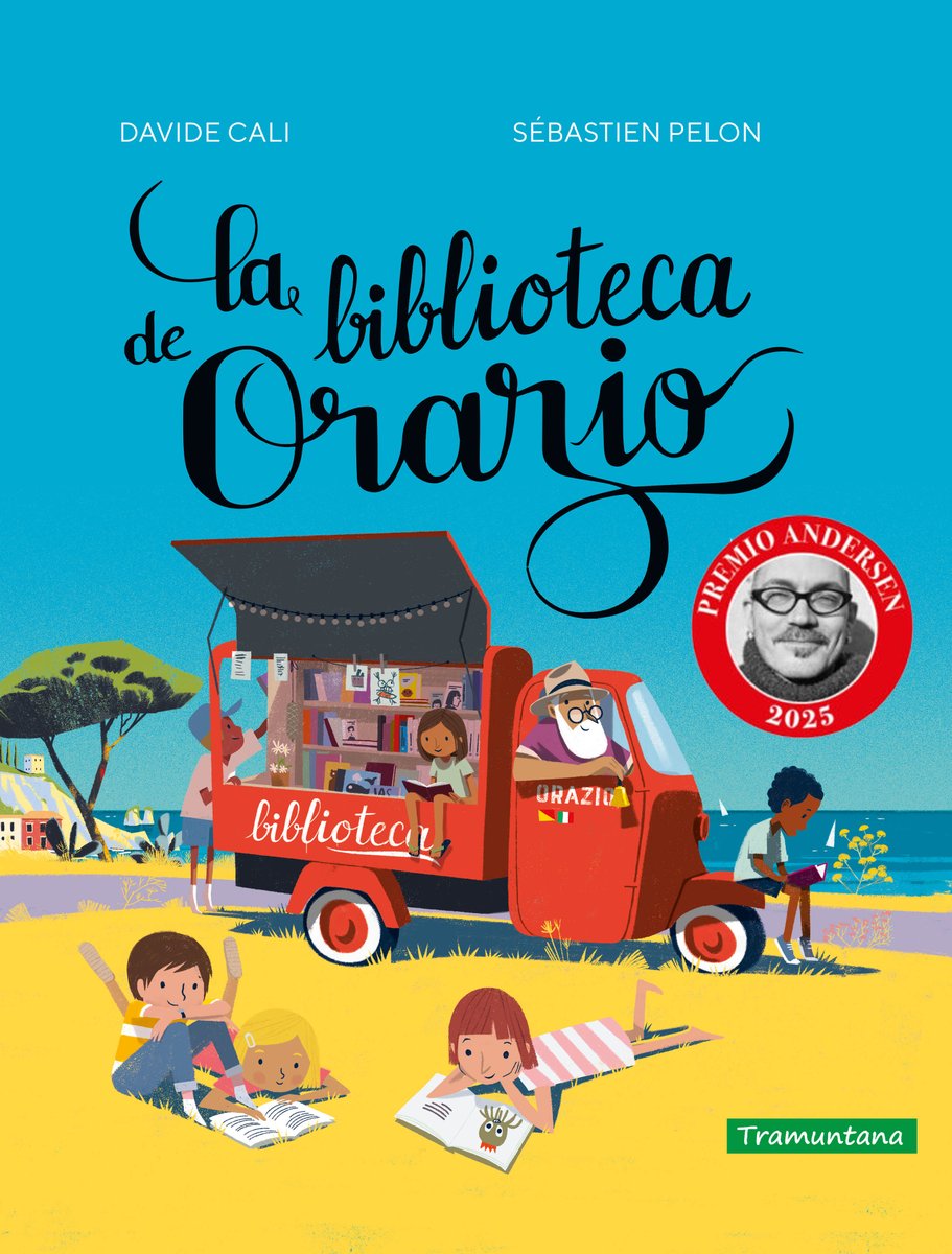 Davide Cali, autor entre otros muchos cuentos de nuestra "La biblioteca de Orazio" ha sido galardonado con el super prestigioso premio Andersen 2025 al mejor autor.
¡Felicidades!
