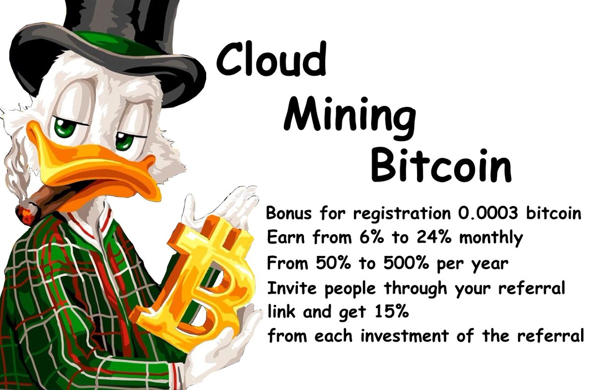 clubilimnfts's tweet photo. Cloud #mining bitcoin. Bonus for registration 0.0003 #bitcoin. Earn from 6% to 24% monthly - 50% to 500% per year. Invite people through your referral link and get 15% on each referral investment. Registration - https://t.co/ajH7Cs9x9R https://t.co/ydmoaikyue